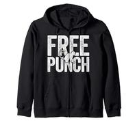 Trendy Apparel Punch The Monkey Free Punch Bold Silhouette Sweat à Capuche