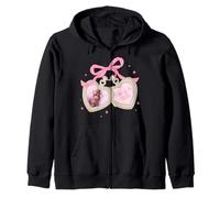 Trendy Apparel Punch The Monkey Hang in There Picture Locket Sweat à Capuche