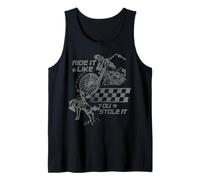 Trendy Apparel Ride It Like You Stole It Motorcycle Cowboy Débardeur
