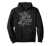 Trendy Apparel Ride It Like You Stole It Motorcycle Cowboy Sweat à Capuche
