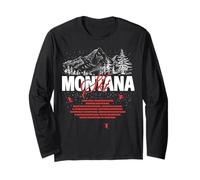 Trendy Apparel Ski Montana Lone Peak Madison Range Bridger Manche Longue