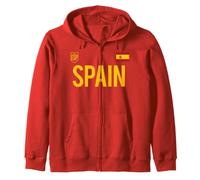 Trendy Apparel Spain Flag Sweat à Capuche