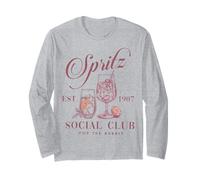 Trendy Apparel Spritz Social Club Pop The Bubbly Est 1907 Manche Longue