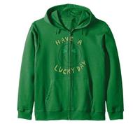 Trendy Apparel St. Patrick's Day Have A Lucky Day Vintage Sweat à Capuche