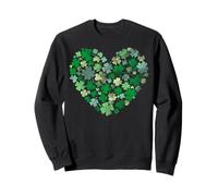 Trendy Apparel St. Patrick's Day Heart Full of Clovers Sweatshirt