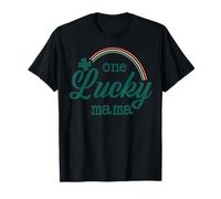 Trendy Apparel St. Patrick's Day One Lucky Mama Rainbow Logo T-Shirt