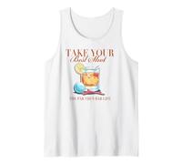Trendy Apparel Take Your Best Shot The par Then Bar Life Débardeur