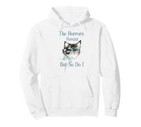 Trendy Apparel The Horrors Persist But So Do I Cute Cat Bow Sweat à Capuche
