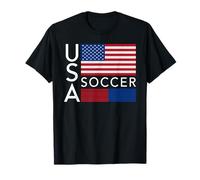 Trendy Apparel USA American Flag Soccer Team Sport Apparel T-Shirt