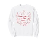 Trendy Apparel Valentine's Day Love Goose on The Loose Sweatshirt