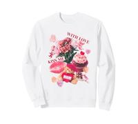 Trendy Apparel Valentine's Day with Love Kiss Me Best Gifts Sweatshirt