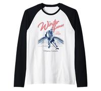 Trendy Apparel Winter Games Ottawa Canada Est.1920 Hocky Manche Raglan