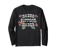 Trendy Apparel Women's History Month Babes Support Babes Manche Longue
