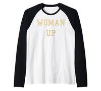 Trendy Apparel Women's History Month Woman Up Manche Raglan