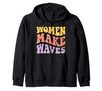 Trendy Apparel Women's History Month Women Make Waves Sweat à Capuche