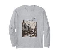 Trendy Apparel Zion Utah National Park Mountain Landscape Manche Longue