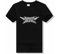 Trendy Babymetal Tees Shirt Babymetal Japanese Pop Metal Band Men Tops Cool T Shirt Summer Male Tee-Shirt Black L