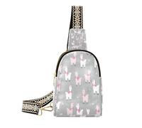 Trendy Lama Pink Bow Gray (mot-clé) (prop1) (mot long) pour (scénario)