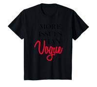 Trendy More Issues Than Vogue T-Shirt, Enfant, Noir, 6 Ans