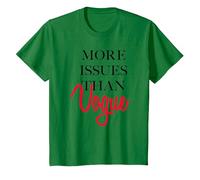 Trendy More Issues Than Vogue T-Shirt, Enfant, Vert Kelly, 8 Ans