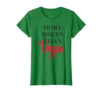 Trendy More Issues Than Vogue T-Shirt, Femme, Vert Kelly, XL