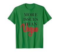 Trendy More Issues Than Vogue T-Shirt, Homme, Vert Kelly, XXL