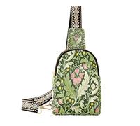 Trendy Pink Carnation Green Leaves William Morris (mot-clé) (prop1) (mot long) pour (scénario)