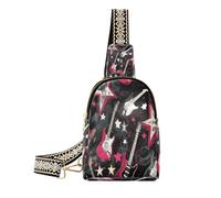 Trendy Punk Style Rock Guitar Star Balck Red (mot-clé) (prop1) (mot long) pour (scénario)