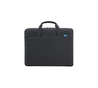 Mobilis Sacoche pour ordinateur portable 12.5-14" poignées rétractables 2 poches Recyclée GRS Noir