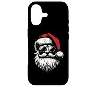 Trendy Santa Claus Hat with Beard and Shades for Christmas Coque pour iPhone 17
