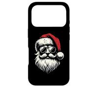 Trendy Santa Claus Hat with Beard and Shades for Christmas Coque pour iPhone 17 Pro