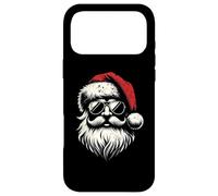 Trendy Santa Claus Hat with Beard and Shades for Christmas Coque pour iPhone 17 Pro Max