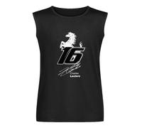 Trendy Sleeveless Charles 16 Leclerc Unisexe T-Shirt Hommes Tee Racing Mens Tee Black XXL