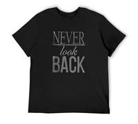 Trendy T-Shirt Twisted Envy Men Never Look Back Rhinestone Diamante Black 3XL