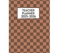Trendy Tan Teacher Planner 2025-2026