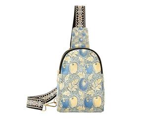 Trendy William Morris Vintage Apple Yellow Blue (mot-clé) (prop1) (mot long) pour (scénario)