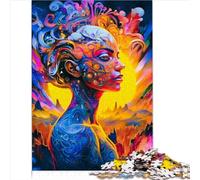 Trendy Woman Jouets Puzzle 1000 pièces Puzzle Jeux éducatifs Premium 100% Planche recyclée Ados Enfants 1000 pièces Puzzles Difficiles pour Adultes 1000 pièces (26x38 cm)