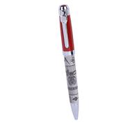 Trendy Zone 21 Stylo à bille à encre noire officielle Shriner, avec logo en relief et symboles maçonniques - Coffret cadeau pour les membres de l'ordre maçonnique ou les collectionneurs