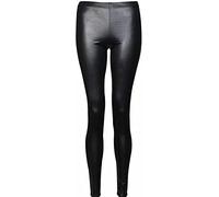 TrendyFashion Robe moulante en cuir PU PVC effet mouillé pour femme, Legging en PVC effet mouillé, 36-38