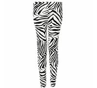 TrendyFashion Legging long uni extensible en viscose pour femme Tailles 36 à 54, zébré, 36-38