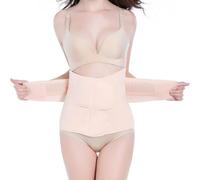 Trendyline Ceinture ventrale post-partum, Ajustable et Respirante pour Femmes Couleur Chair Moyen