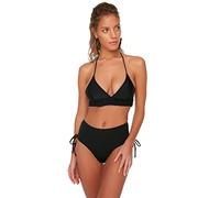 Trendyol Alternative à l'utilisation de Bikini Taille Haute 6 Bas, Noir, 36 Femme