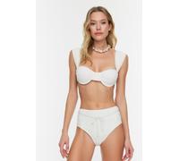 Trendyol Bas de bikini blanc, Taille XS