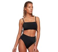 Trendyol Bikini à Taille Haute détaillé pour Femme, Noir, Taille 44