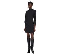 Trendyol Binding of Dress from Red Neck, Robe Femme, Black, 34
