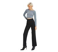 Trendyol Black High Waist Ribs Stitched Pants Short, 40 aux Femmes