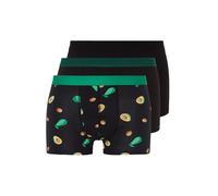 Trendyol Boxers caramel / jaune / émeraude / noir, Taille L