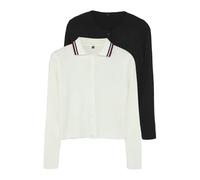 Trendyol Cardigan bleu marine / rouge foncé / noir / blanc, Taille XS-S