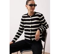 Trendyol Cardigan noir / blanc, Taille M