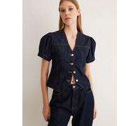 Trendyol Chemisier bleu foncé, Taille M